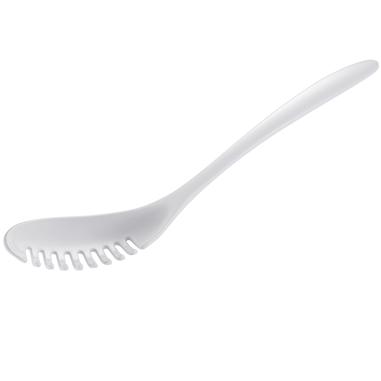 Gourmac 12-Inch Melamine Pasta Server Spaghetti Fork & Strainer